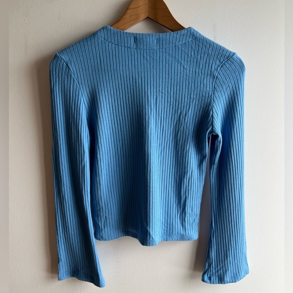 Reformation Gellar Blue Top Size Small - Picture 4 of 5